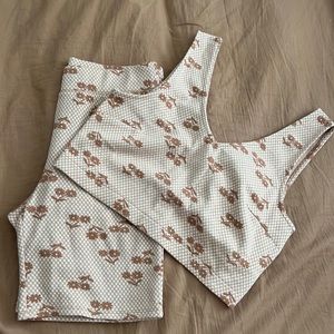 Madewell biker & crop set